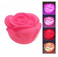 de luz que cambia de color rosa pequeña forma de la lámpara LED de la novedad (de color rosa oscuro)